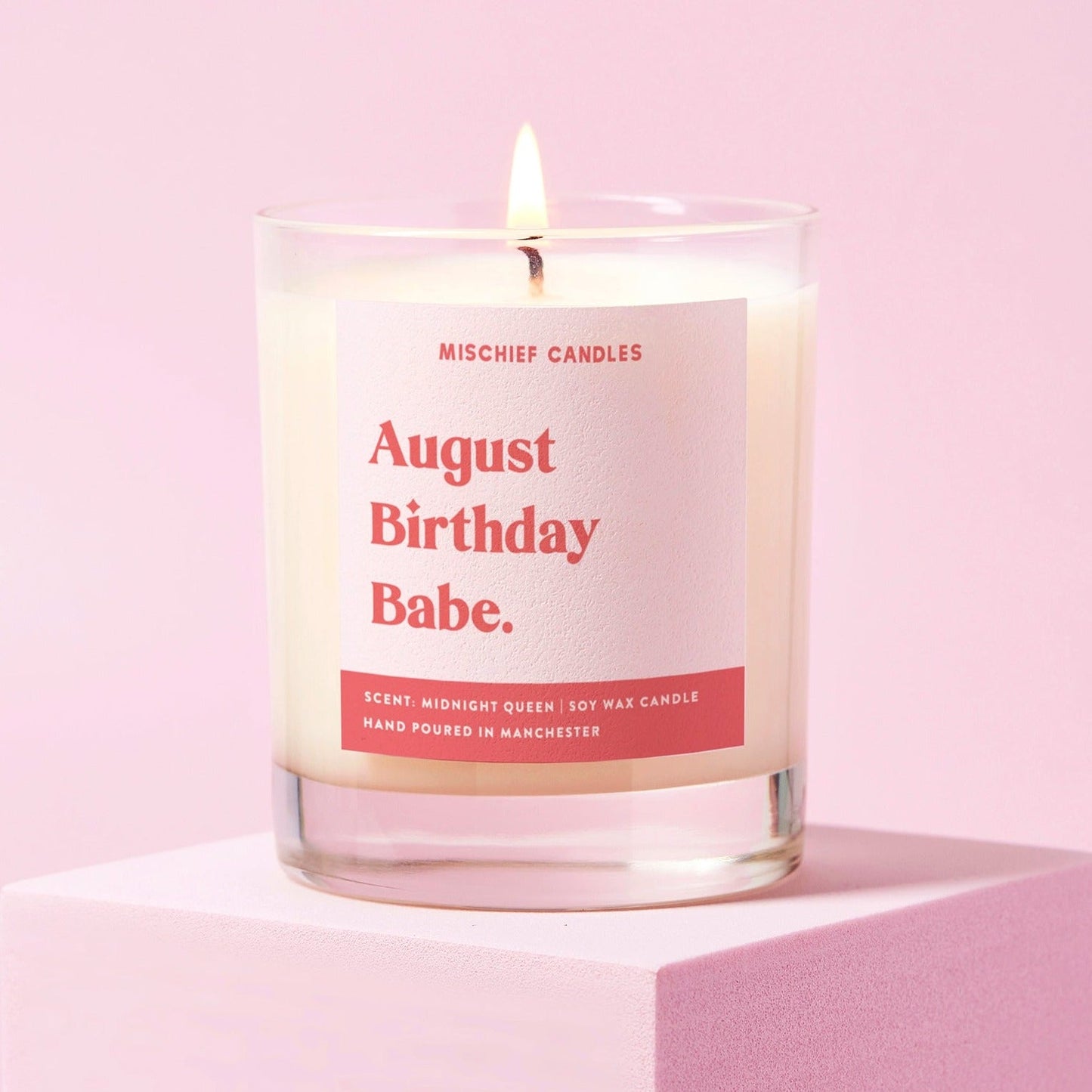 Happy Birthday Candle (August Birthday Babe)