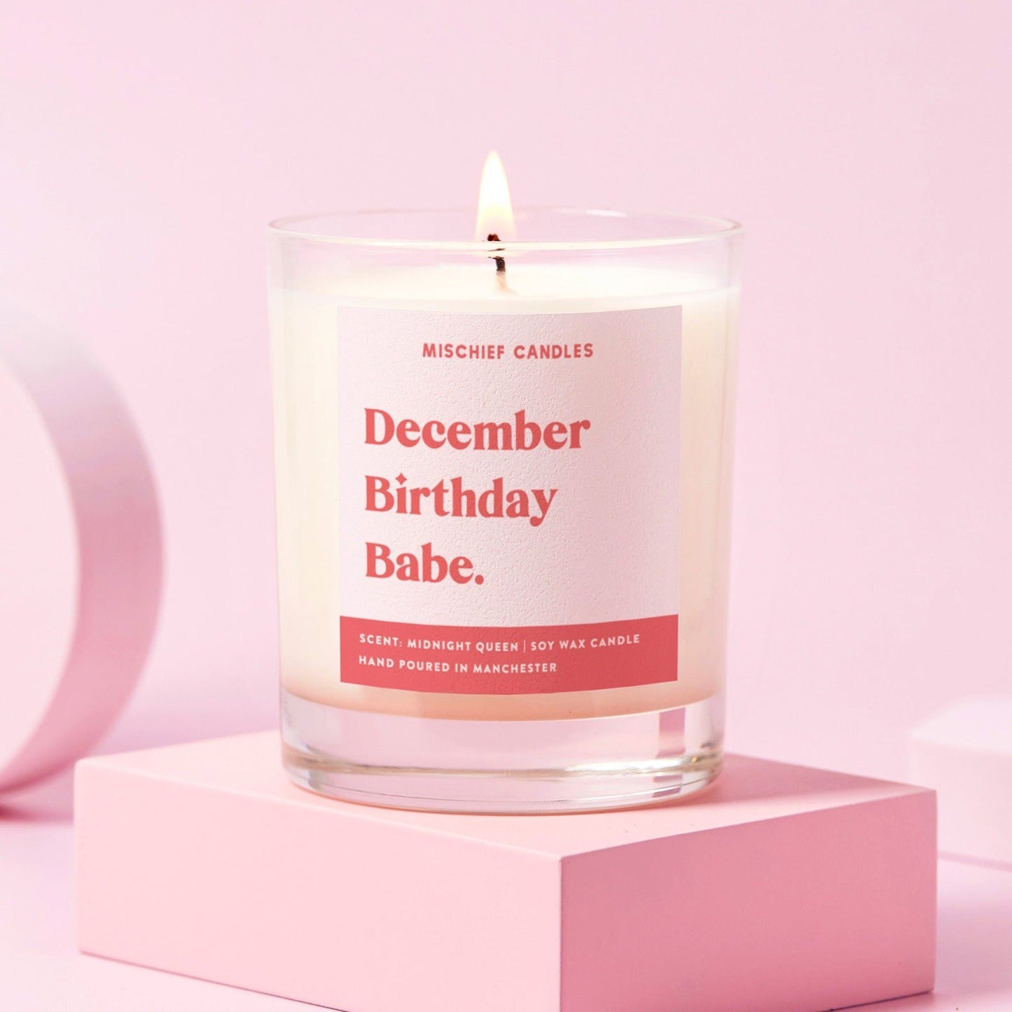 Happy Birthday Candle (December Birthday Babe)