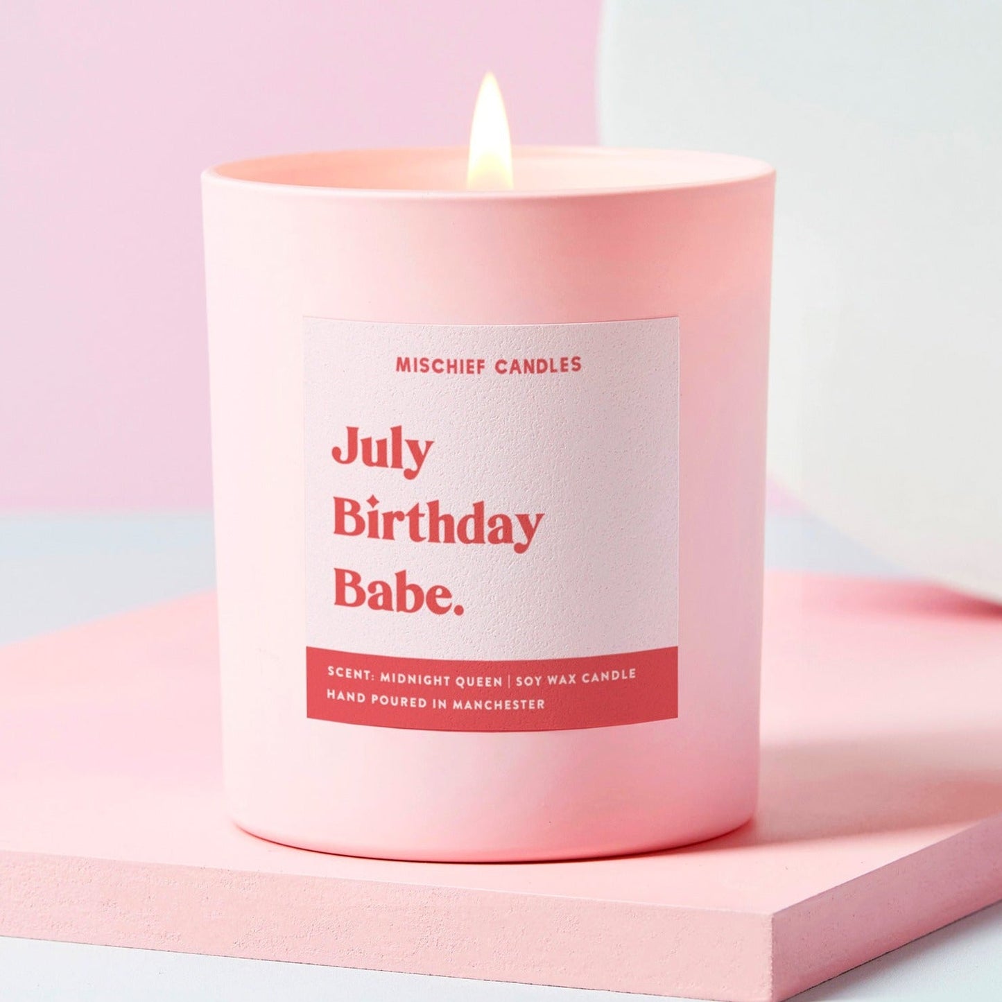 Happy Birthday Candle (July Birthday Babe)