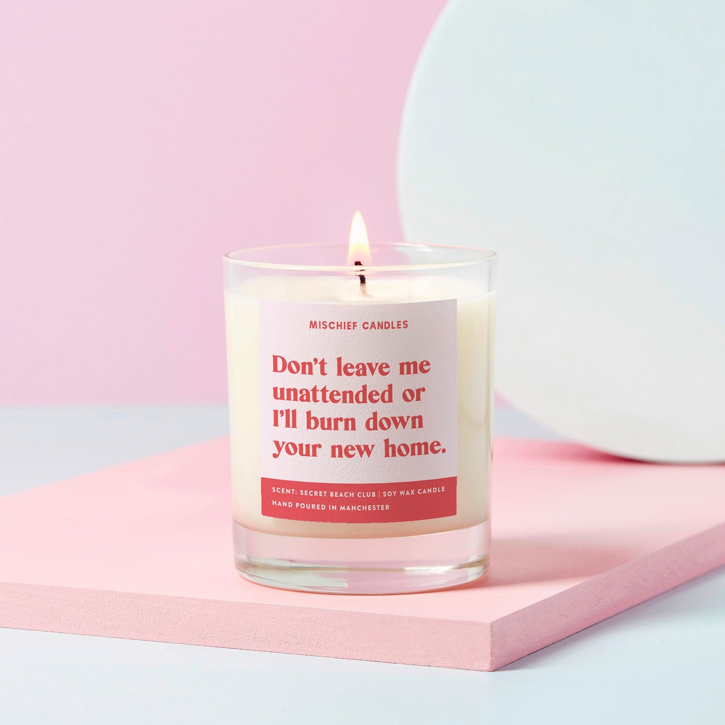 New Home Candle (Don't Leave Unattended)