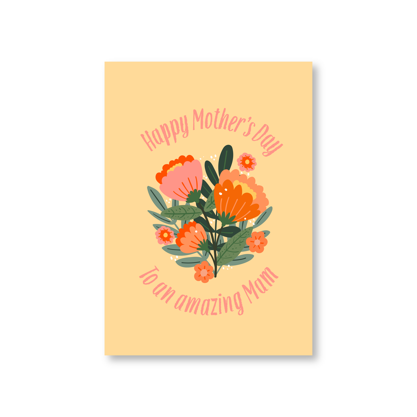 Happy Mothers Day To An Amazing Mam (Mothers Day Card)