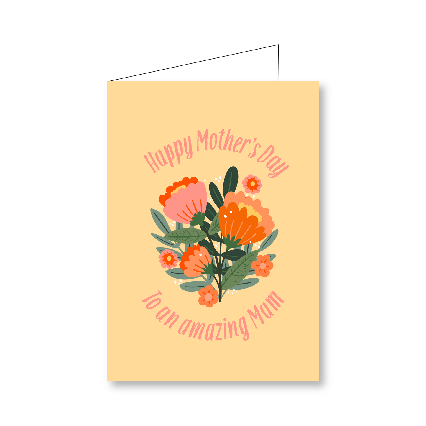 Happy Mothers Day To An Amazing Mam (Mothers Day Card)
