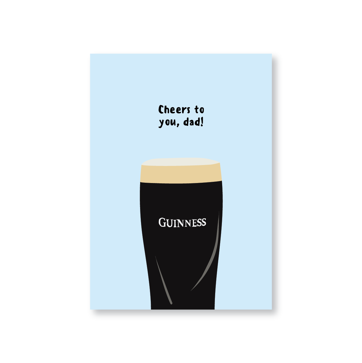 Cheers To You, Dad Guinness Fathers Day Card