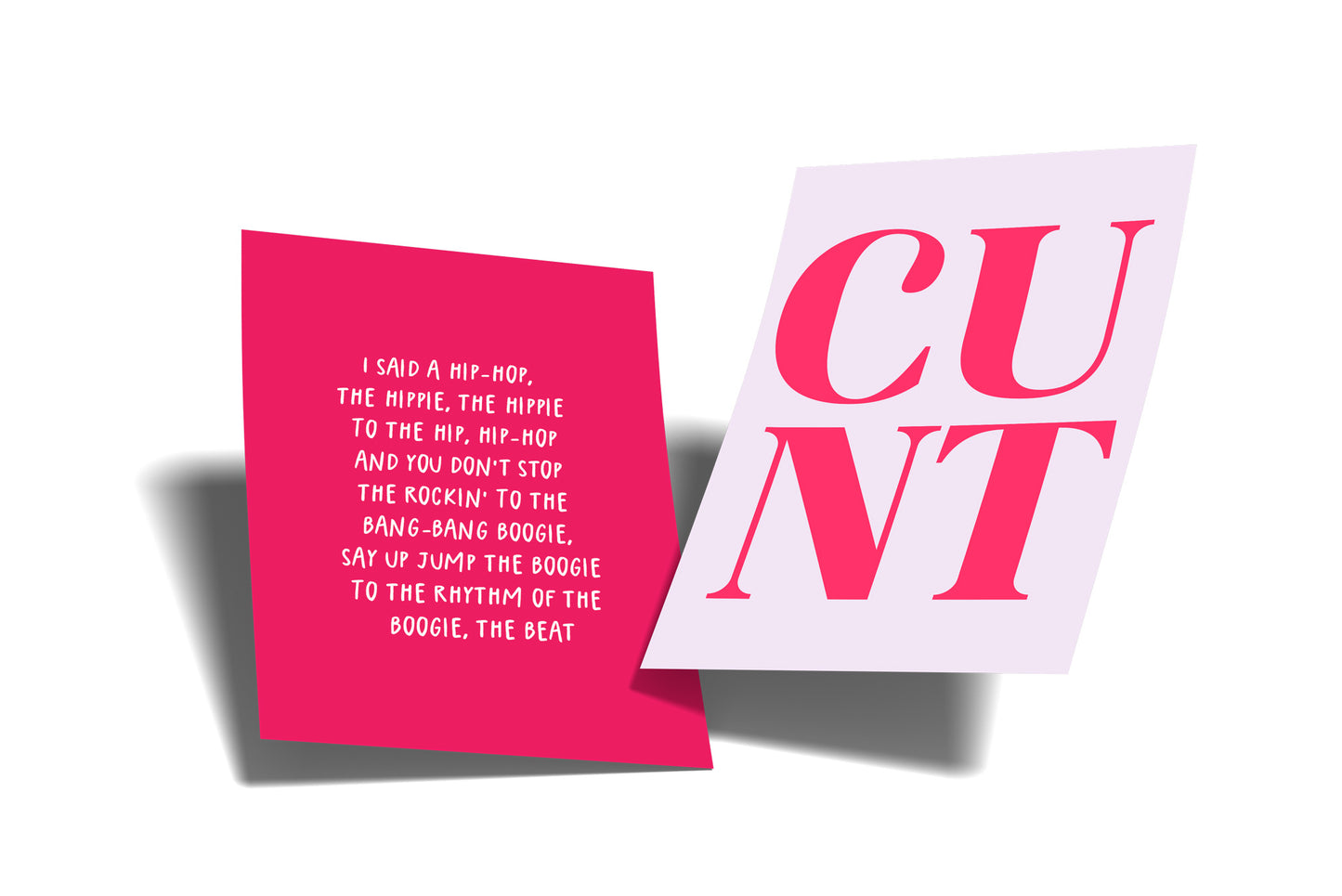Cunt Rude A6 Postcard
