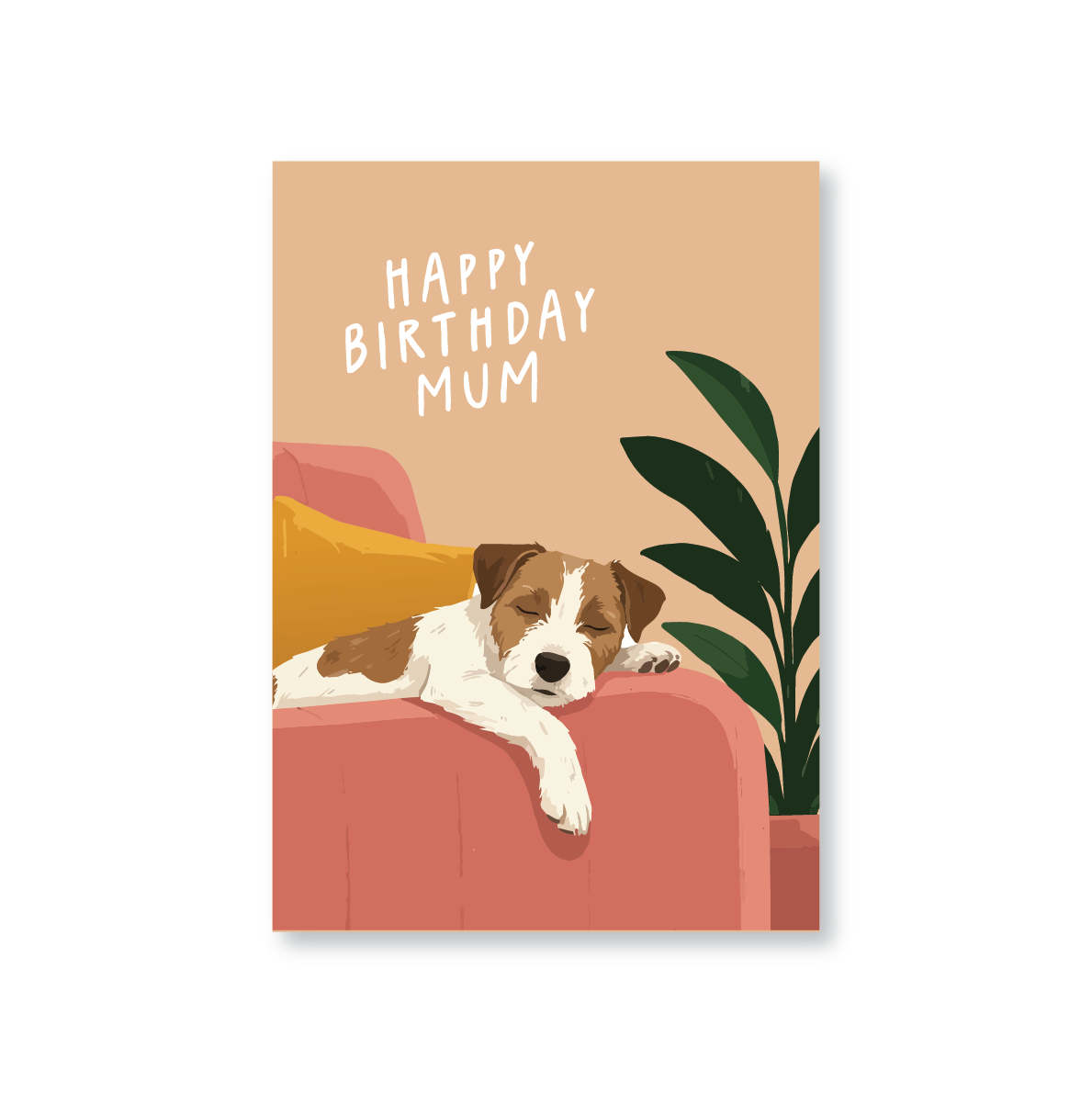 Happy Birthday Mum Dog Birthday Card