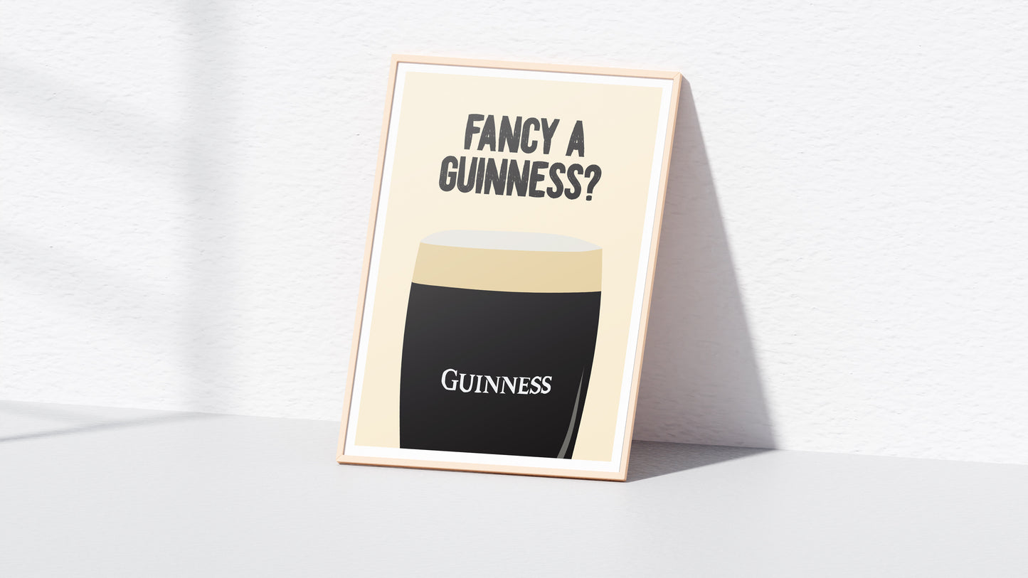 Fancy a Guinness? Wall Print (A4 & A3)
