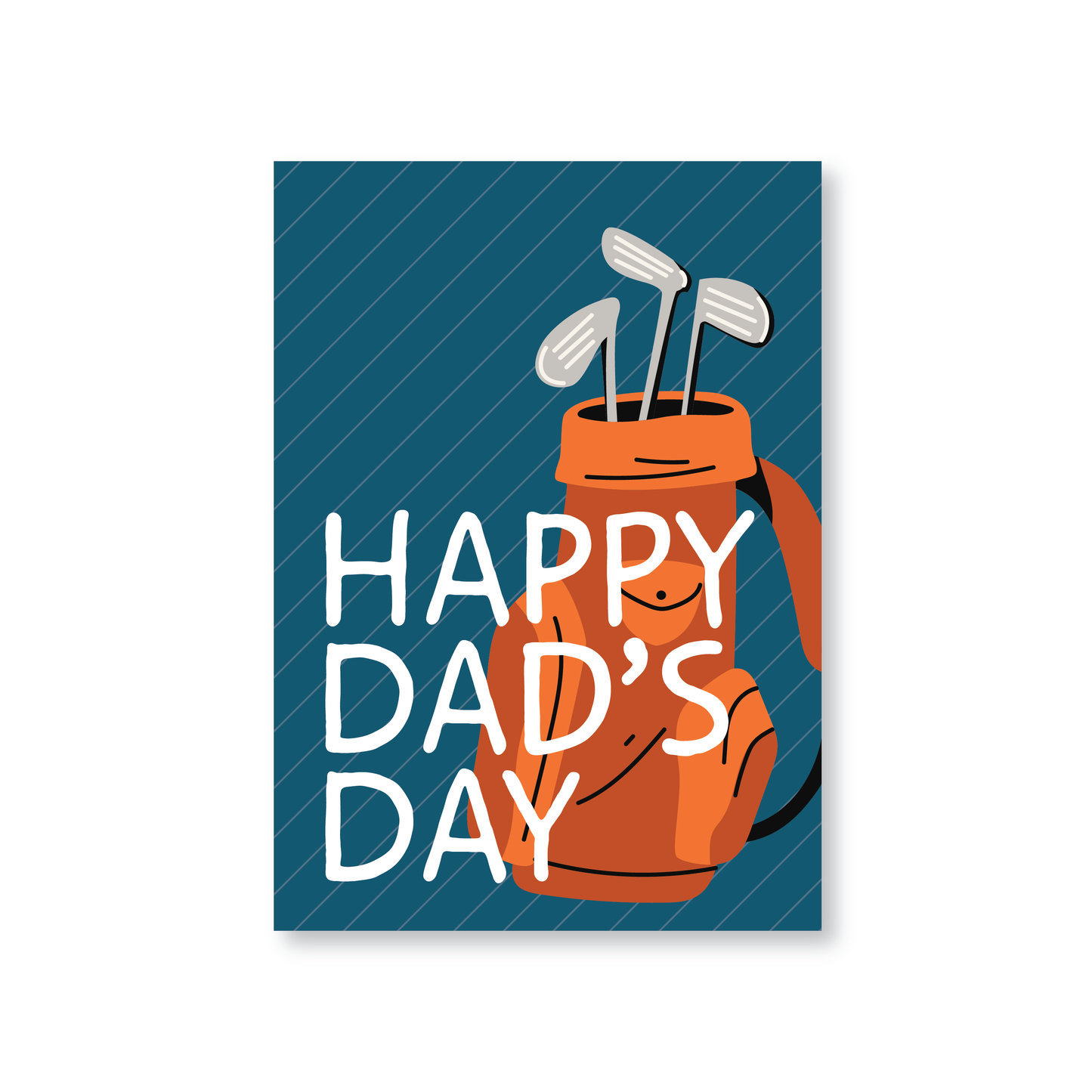 Happy Dad's Day (Golf Themed Fathers Day Card)