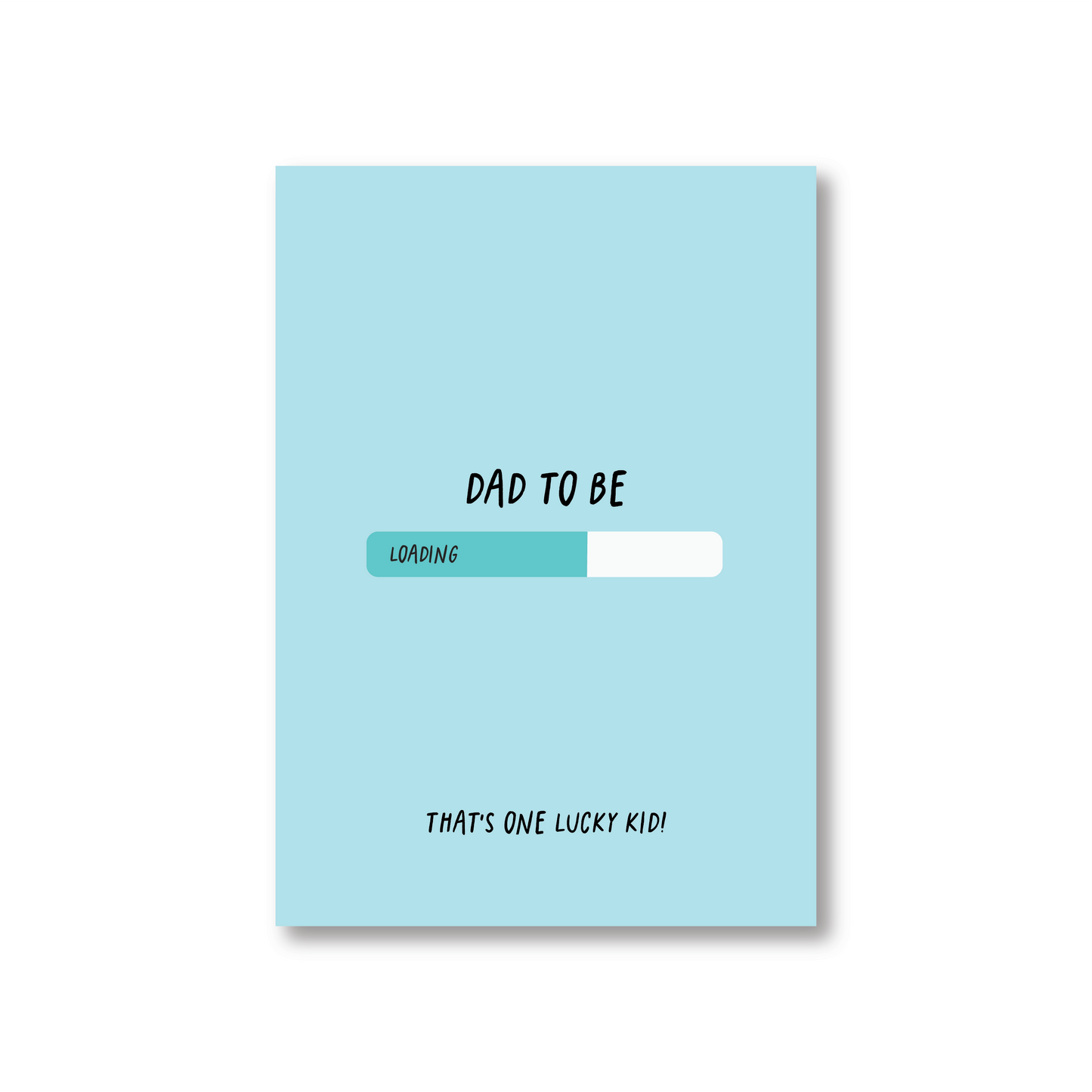 Dad to Be Loading New Baby Card