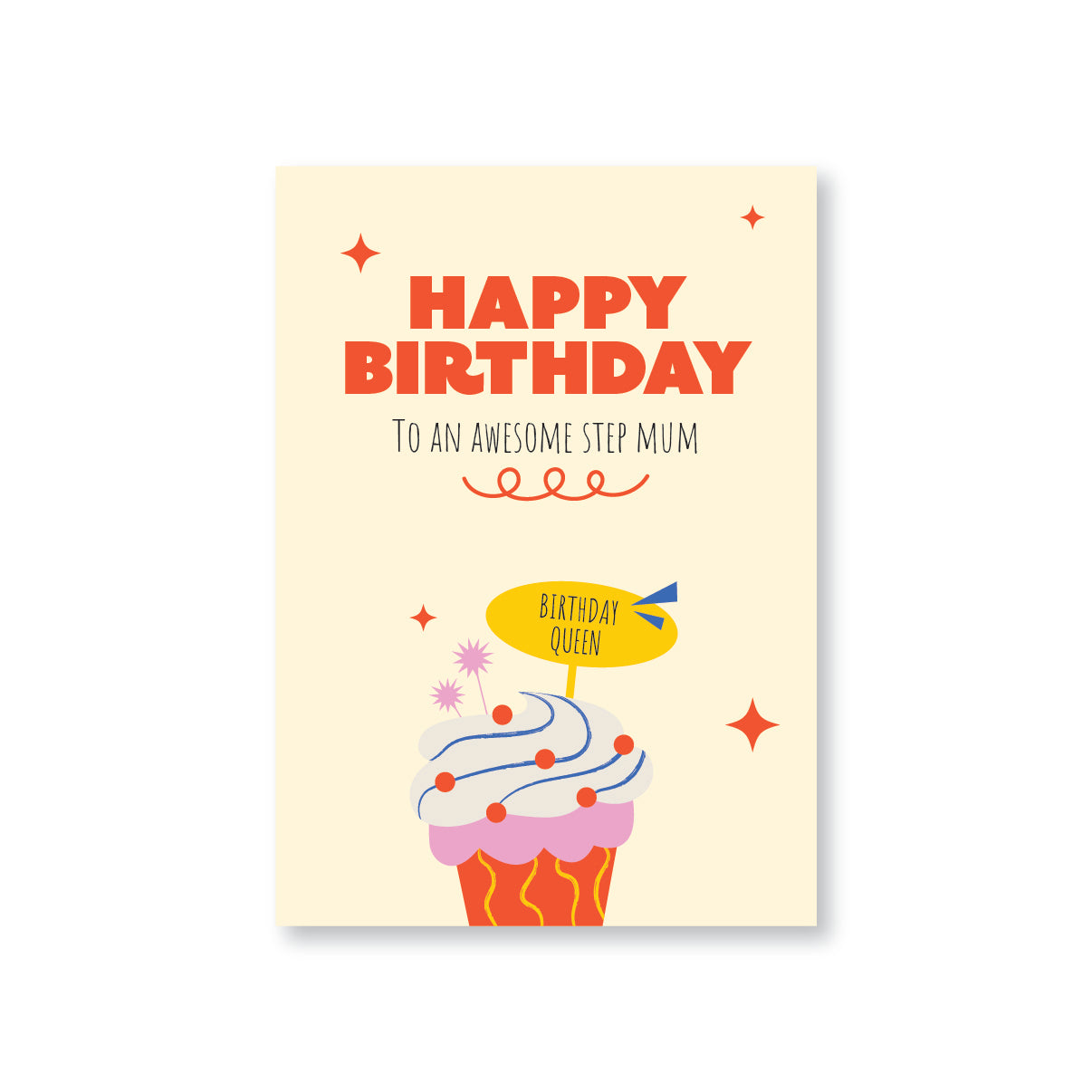 Happy Birthday To An Awesome Step Mum (Happy Birthday Card)