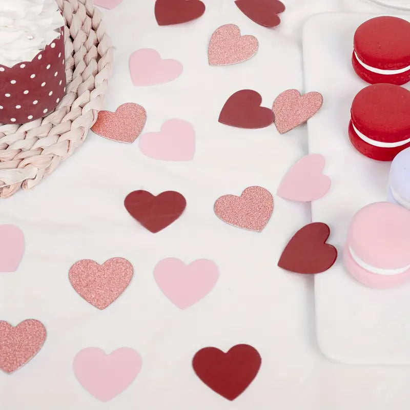 Pink Heart Confetti (300PCS)