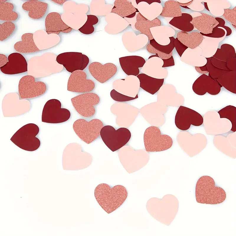 Pink Heart Confetti (300PCS)
