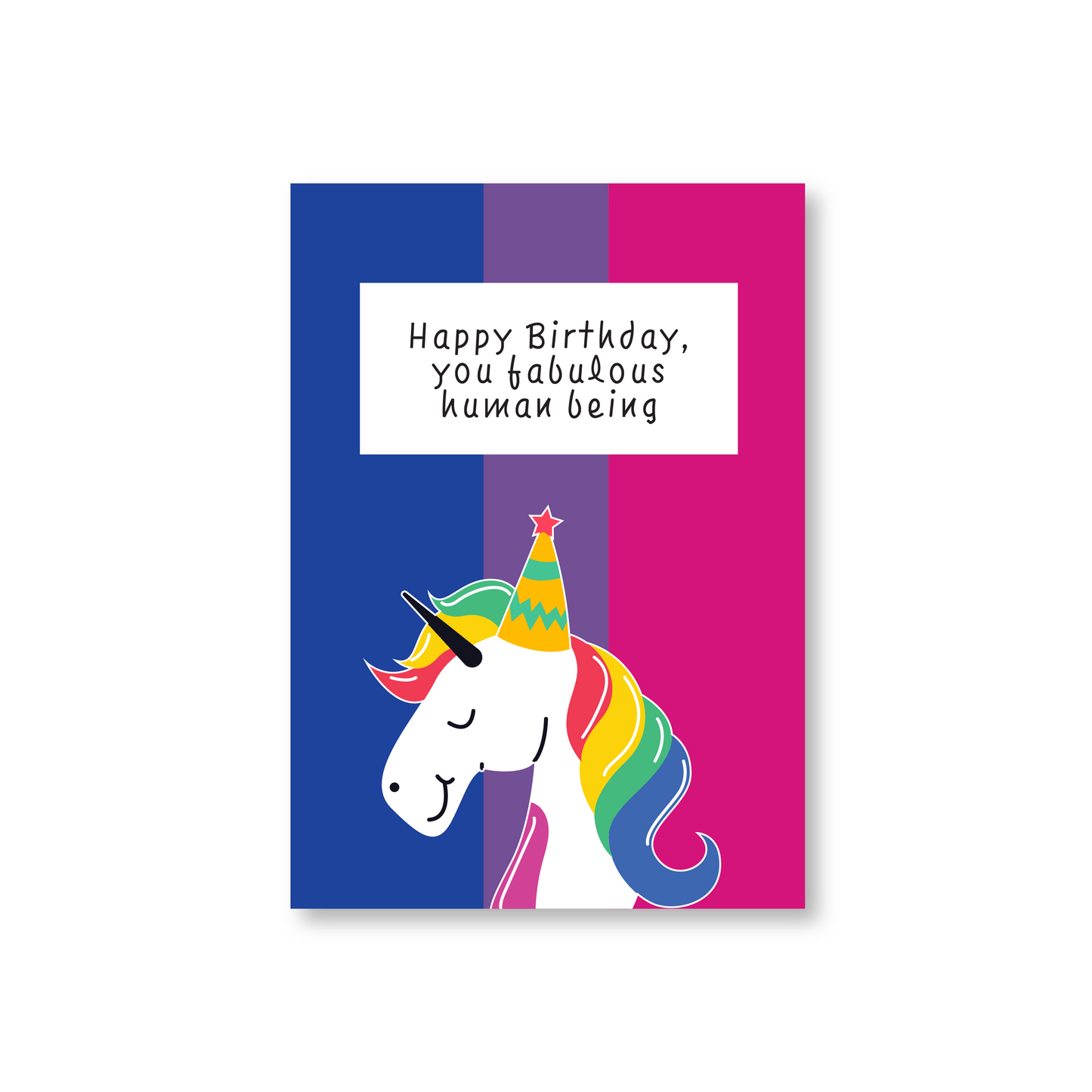 Happy Birthday, You Fabulous Human Being (LGBT Birthday Card)