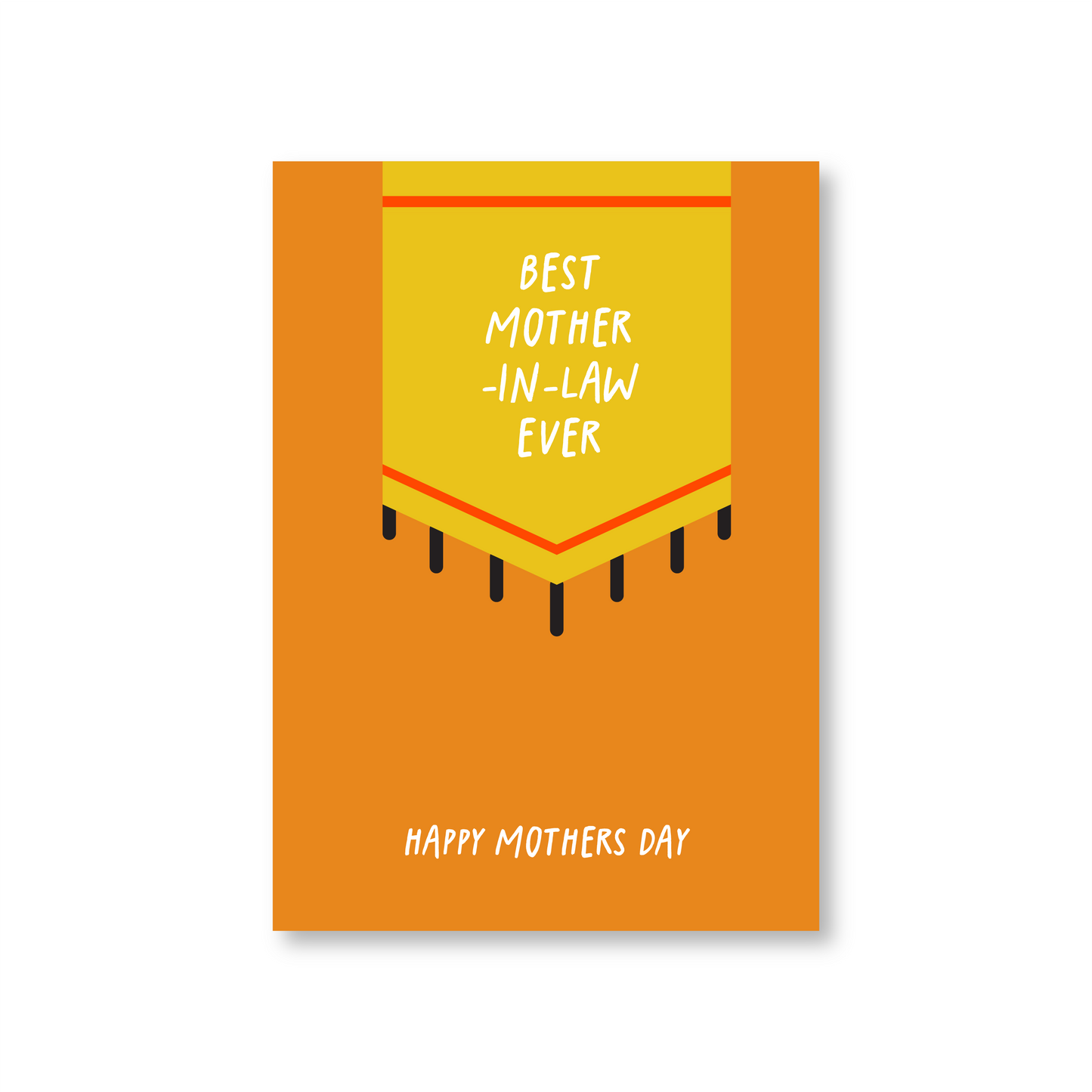 Best Mother-in-law Ever Banner (Mothers Day Card)