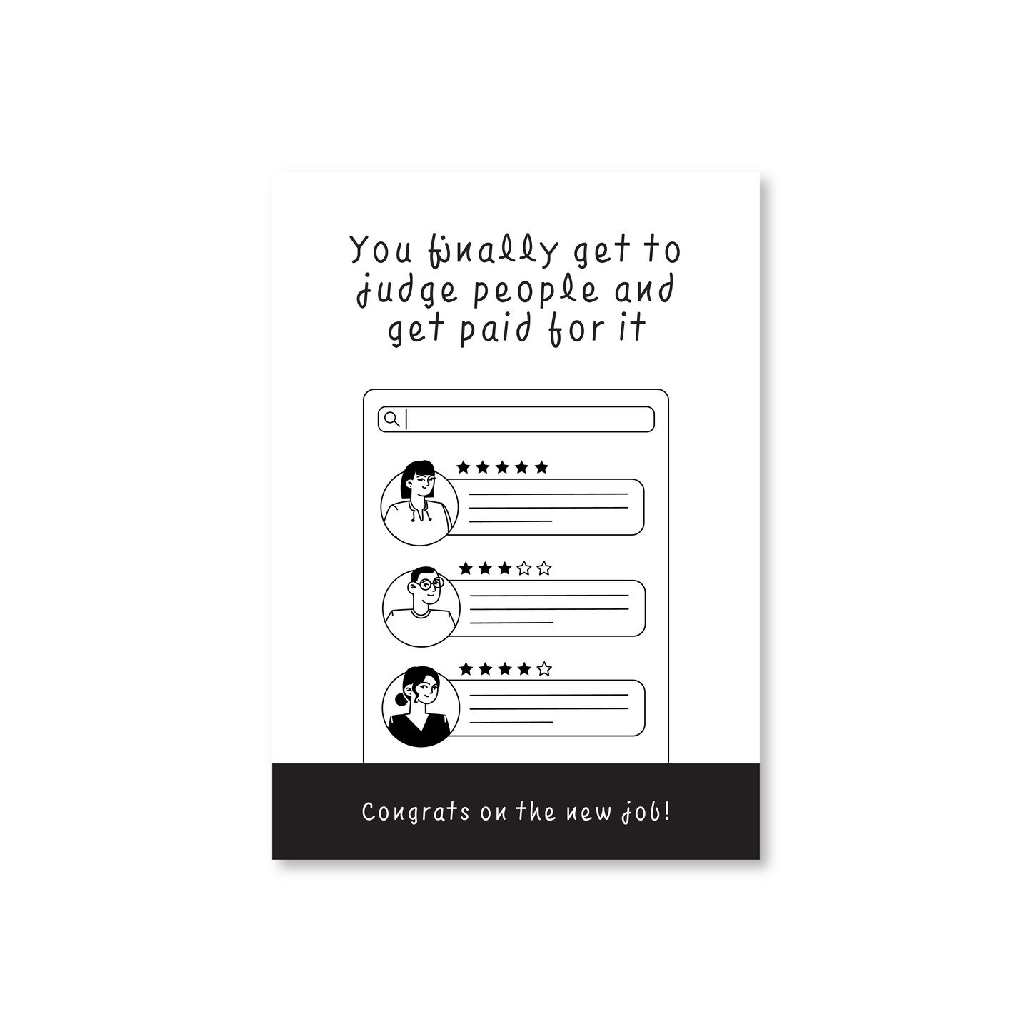 Judge People And Get Paid For It (New Job Card For Managers)