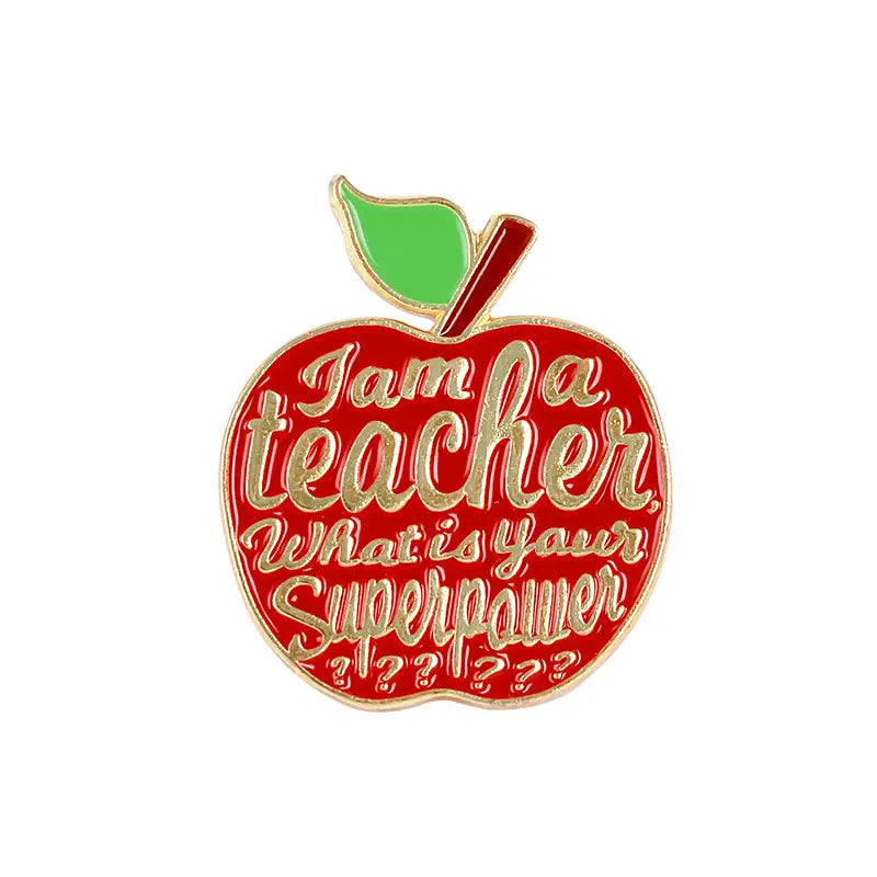 I'm A Teacher, What's Your Superpower Pin Badge