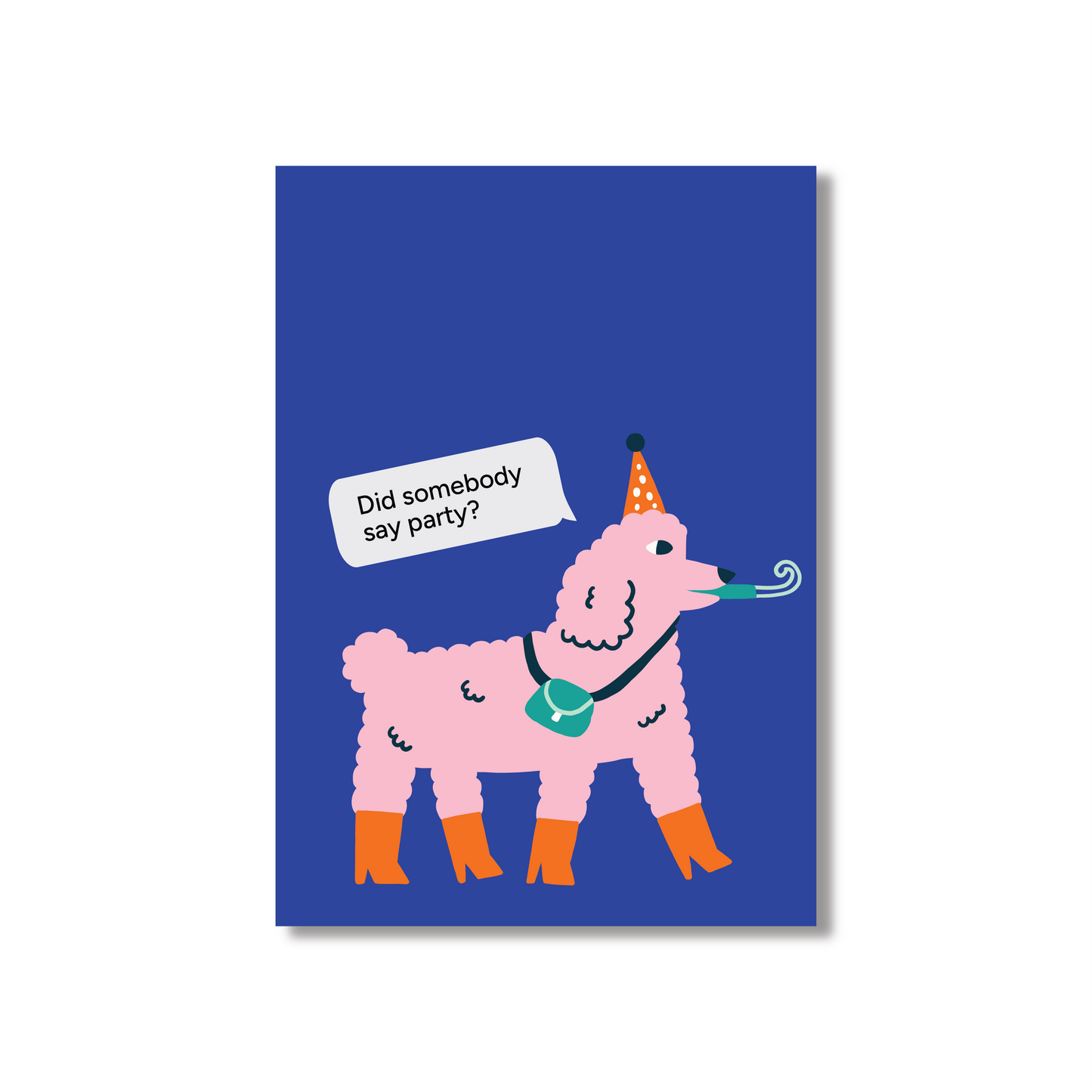 Did Someone Say Party? (Dog Themed Happy Birthday Card)