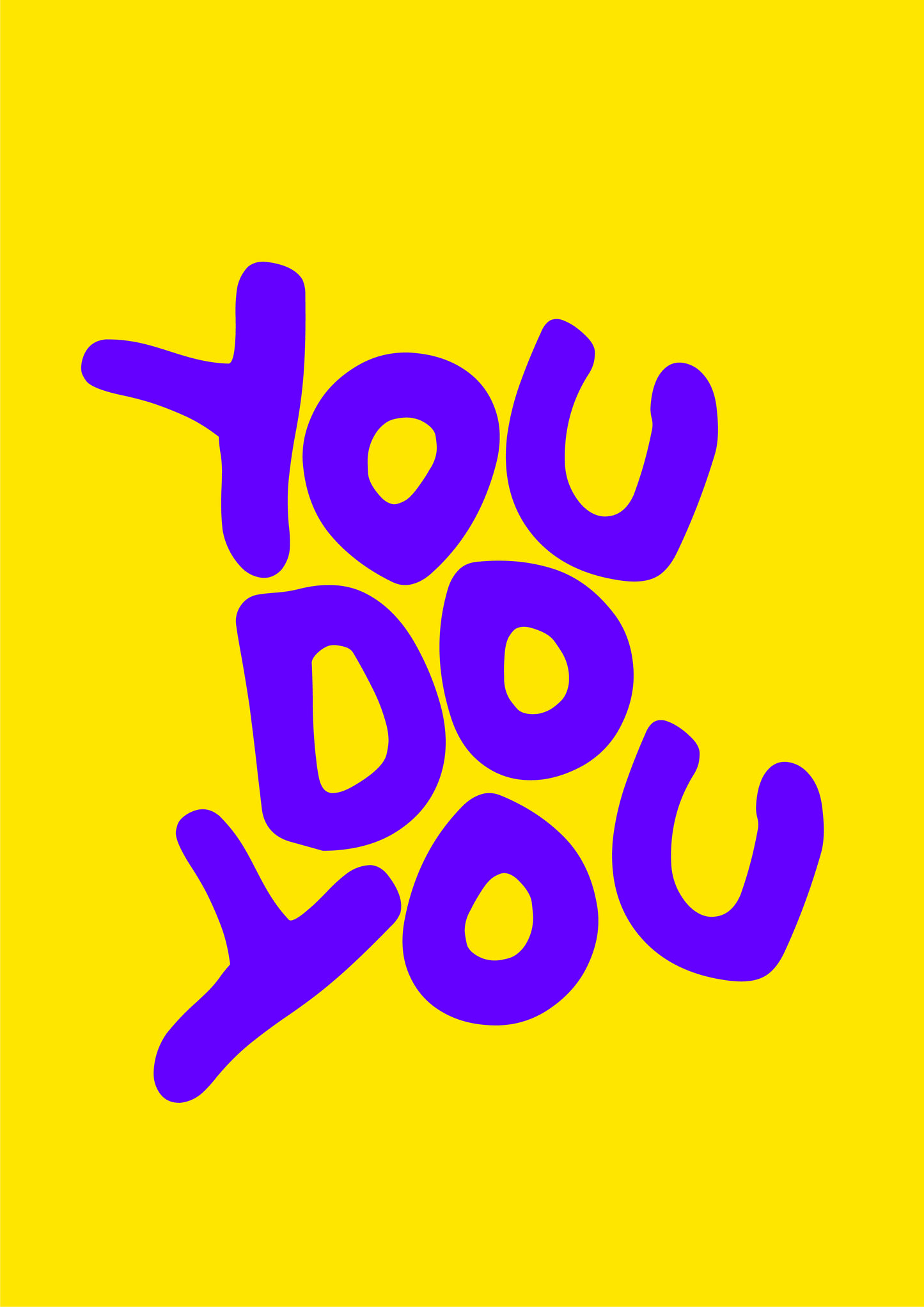 You Do You Colourful Wall Print (A3 & A4)