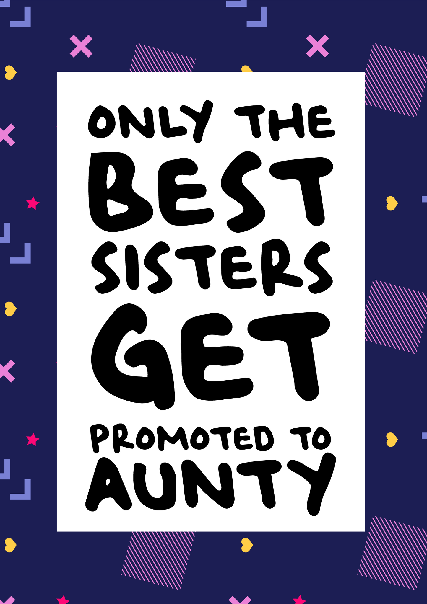 Only The Best Sisters Get Promoted To Aunty (Pregnancy Announcement Wine Bottle Label) A6