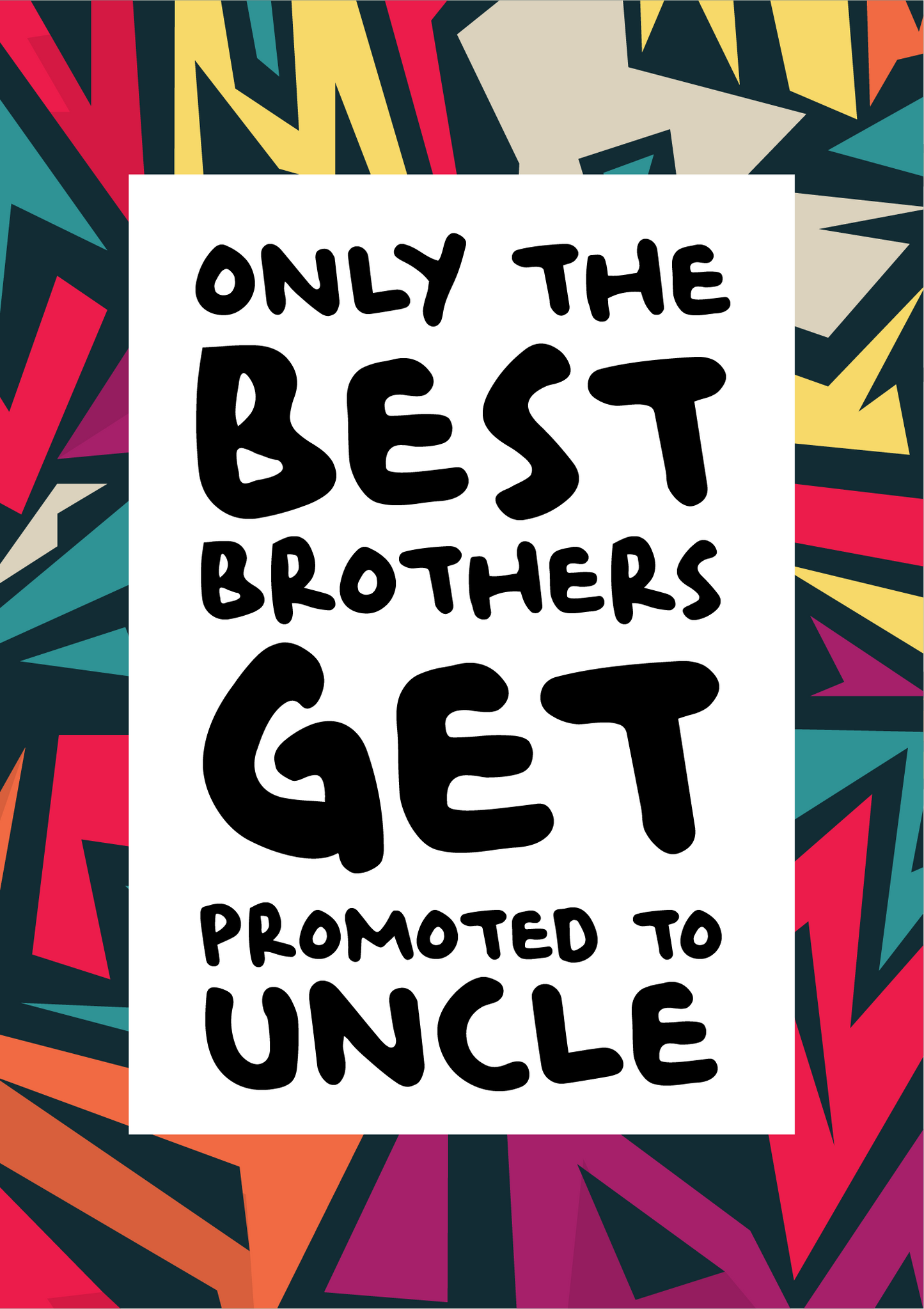 Only The Best Brothers Get Promoted To Uncle (Pregnancy Announcement Wine Bottle Label) A6
