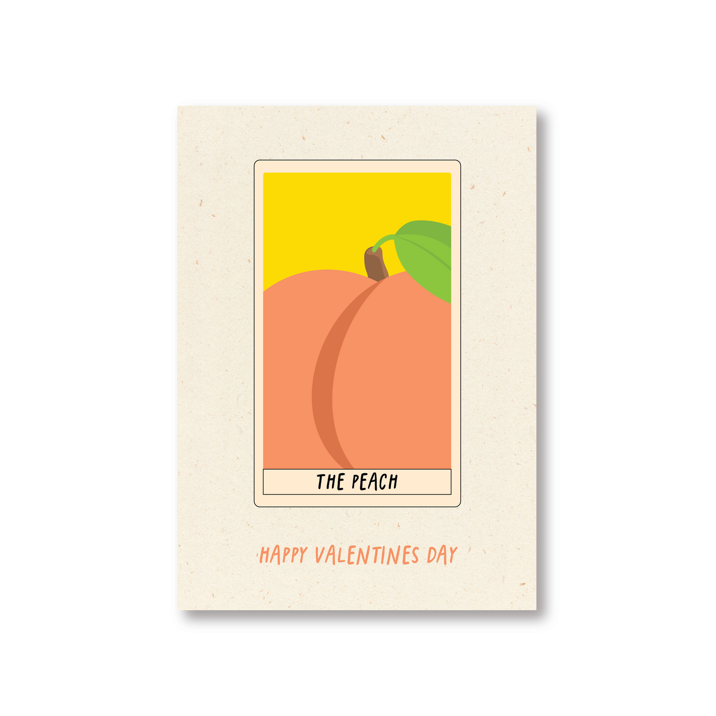 The Peach Tarot-inspired Cheeky Valentines Day Card