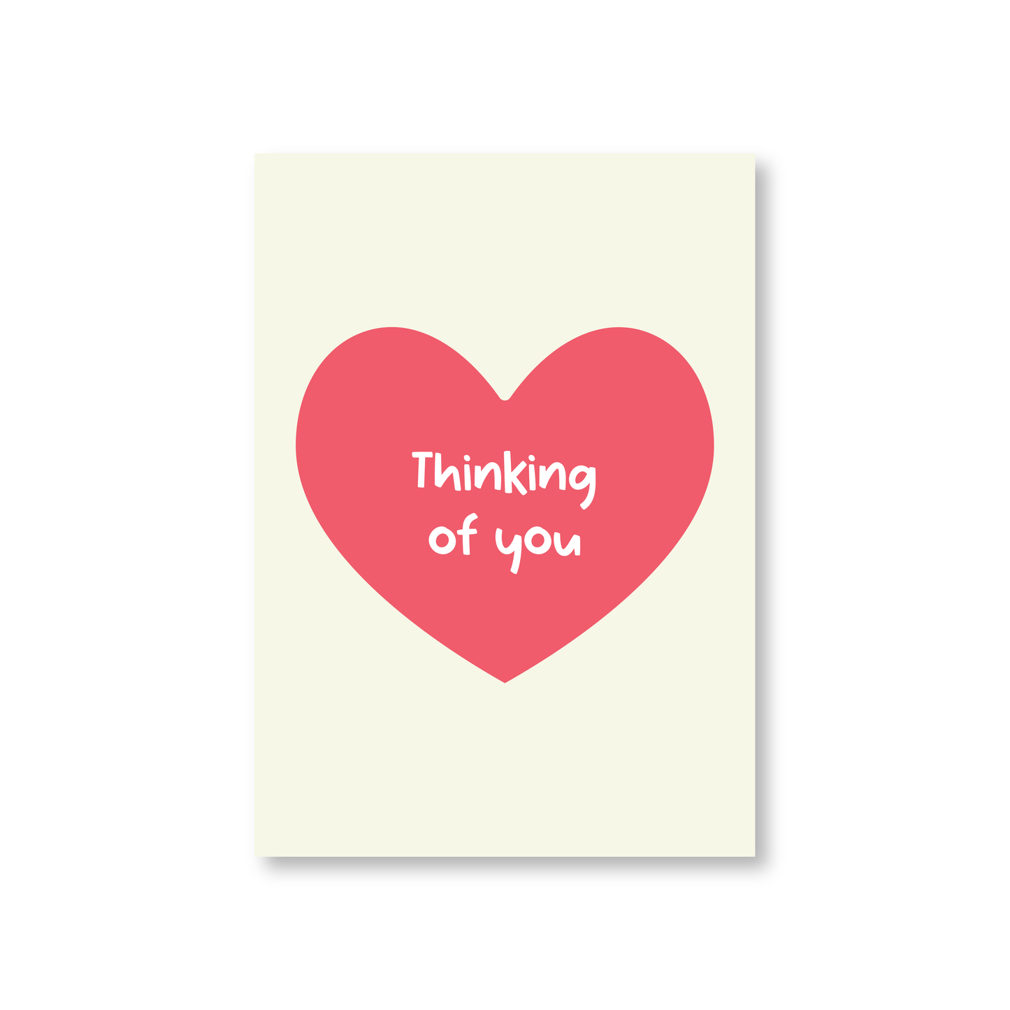 Thinking Of You Card (With Sympathy / Sorry For Your Loss / Bearevement)
