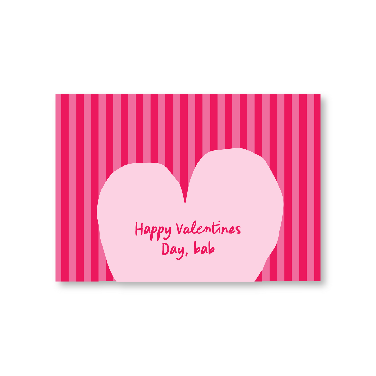 Happy Valentines Day, Bab (Valentines Day Card)