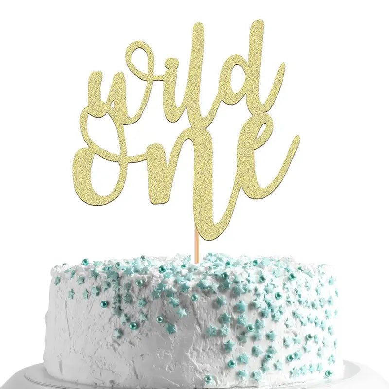 Wild One Children's Birthday Cake Topper