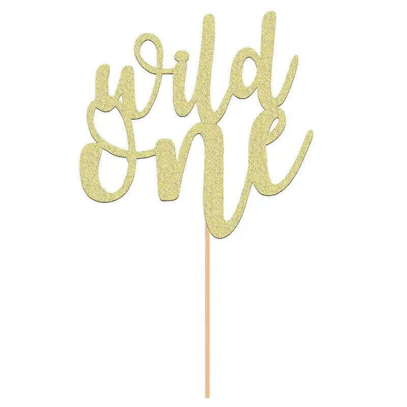 Wild One Children's Birthday Cake Topper