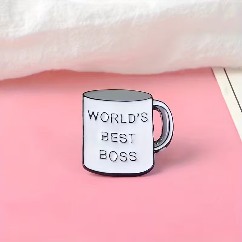 World's Best Boss Pin Badge