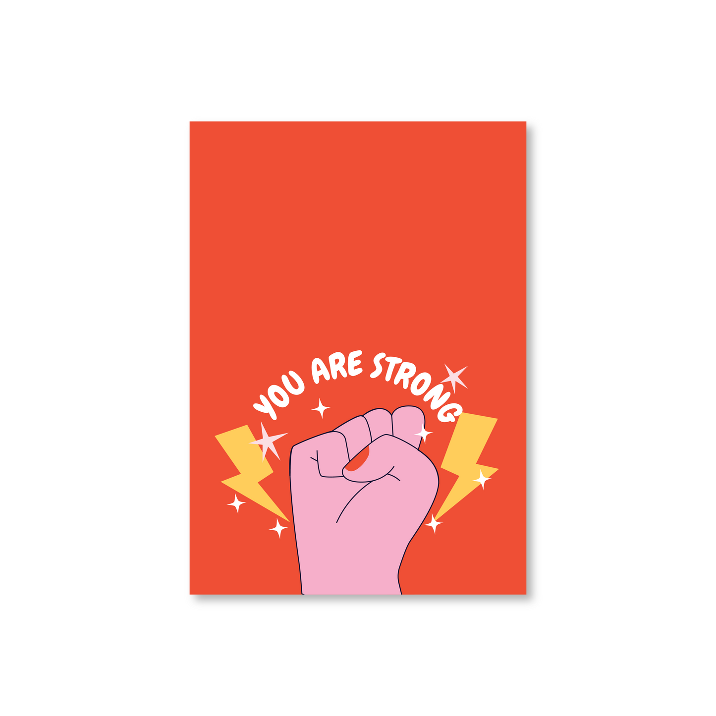 You Are Strong Galentines Day Card