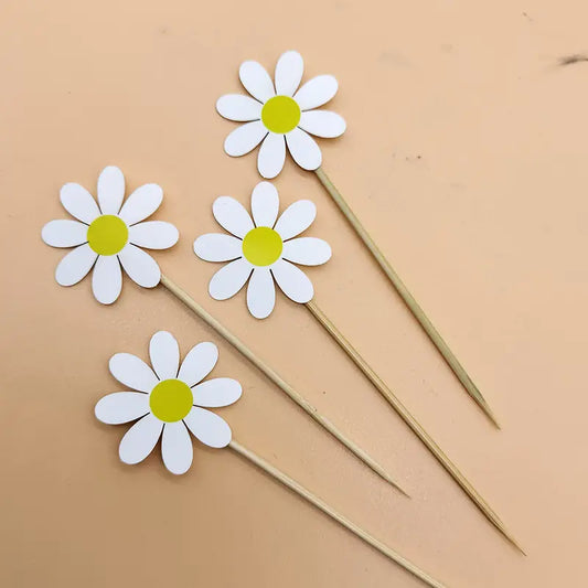 Daisy Cake Toppers (20pcs)