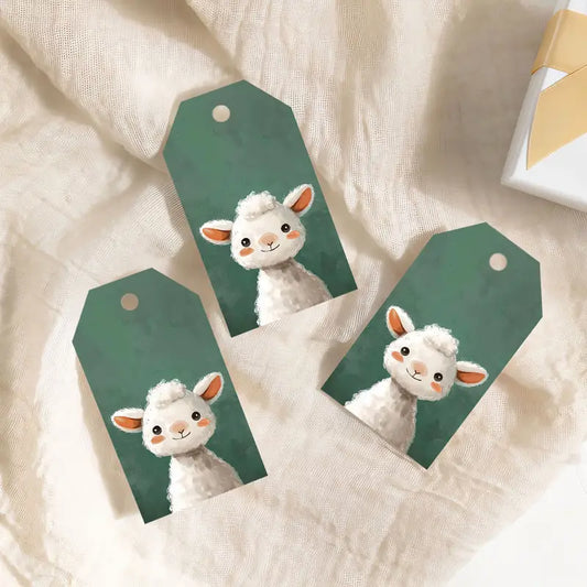 Cute Alpaca Gift Tag (Pack of 8)