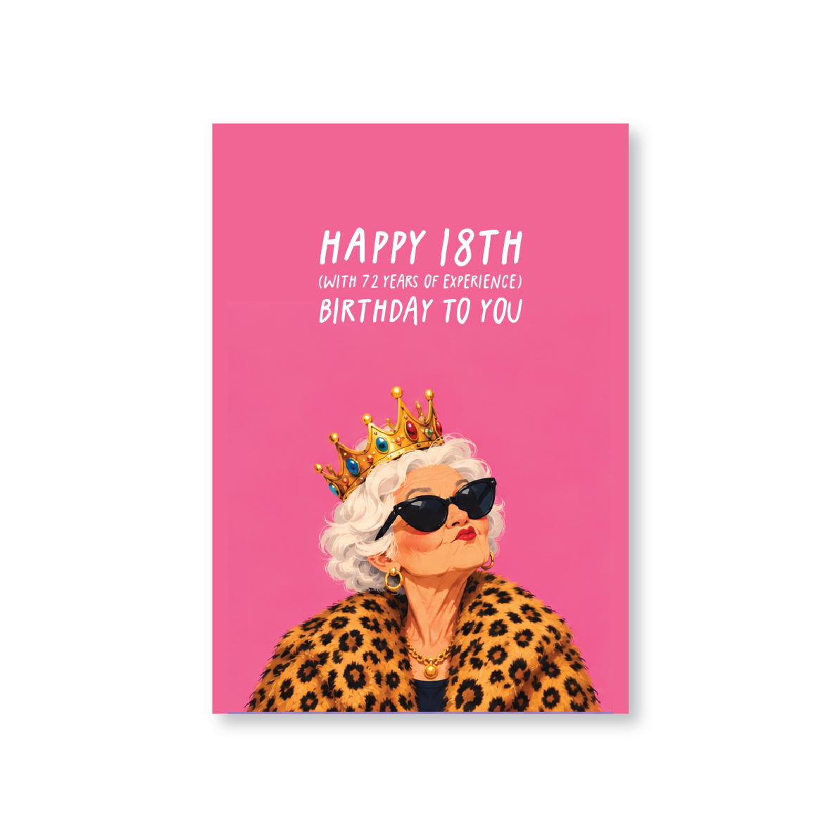 90th Birthday Card for Her (72 Years Experience)