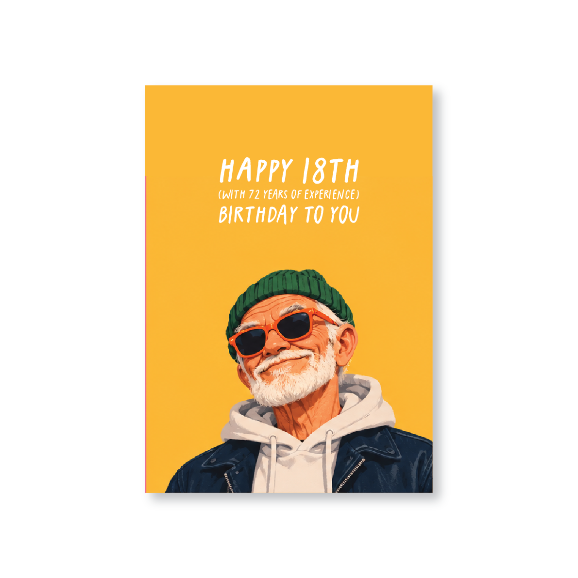 90th Birthday Card for Him (72 Years Experience)