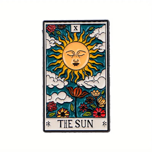 The Sun Zodiac Pin Badge