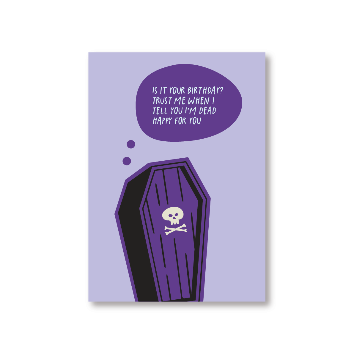 Halloween Happy Birthday Card (Dead happy for you)
