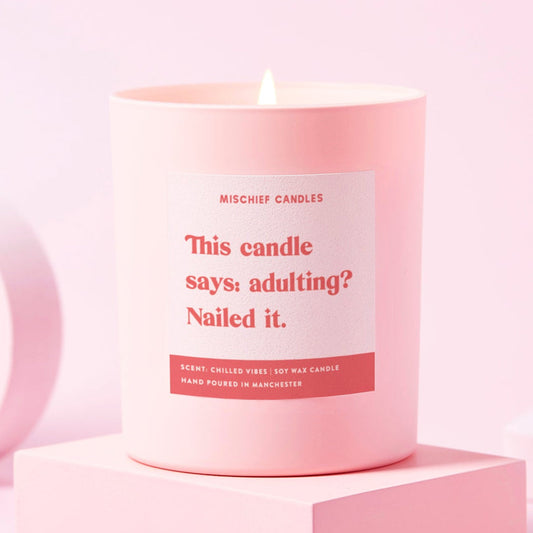New Home Candle (Adulting? Nailed It)