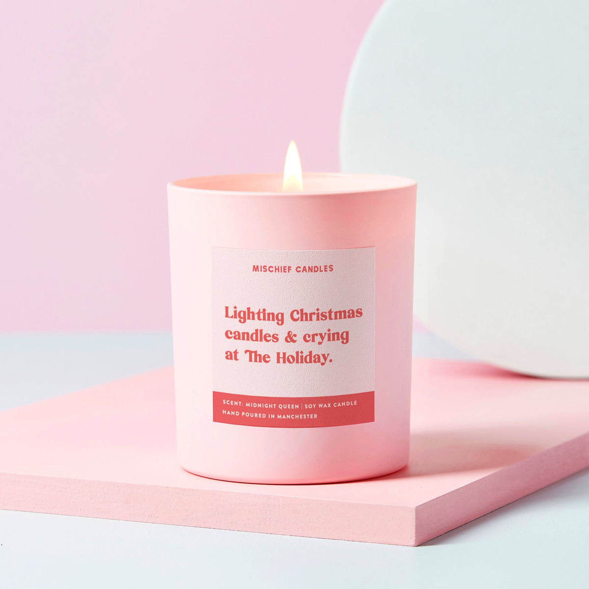 Lighting Christmas Candles and Crying at The Holiday Candle