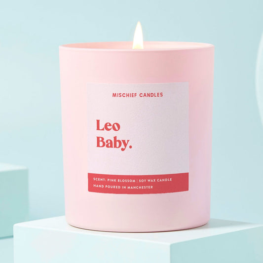 Leo Baby Candle