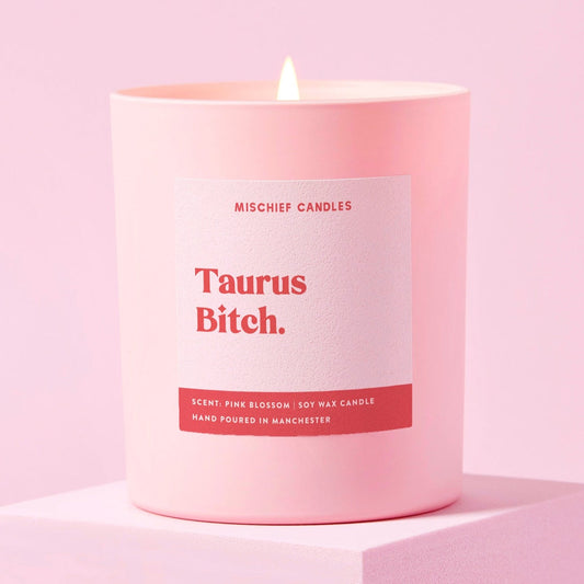 Taurus Bitch (Star Sign Candle)