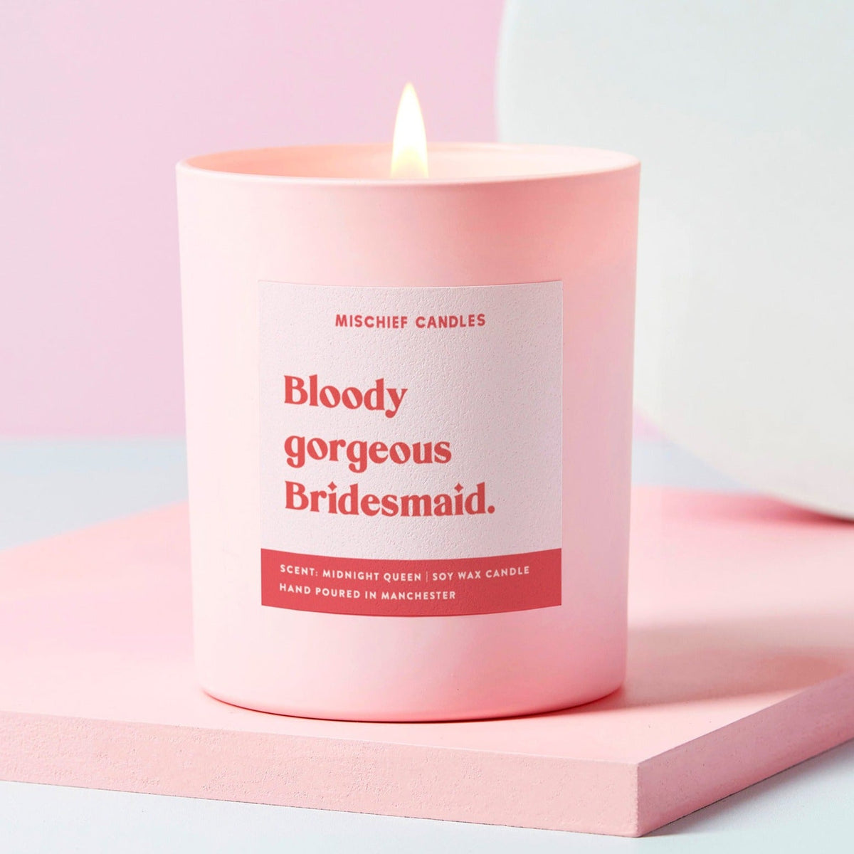 Bloody Gorgeous Bridesmaid Candle
