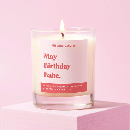 Happy Birthday Candle (May Birthday Babe)