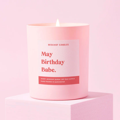 Happy Birthday Candle (May Birthday Babe)