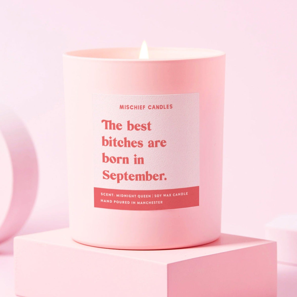 Best Bitches Are Born In September Candle