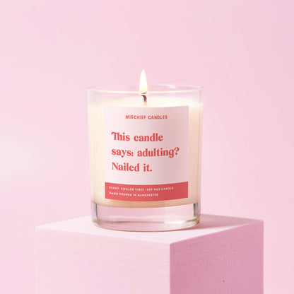 New Home Candle (Adulting? Nailed It)