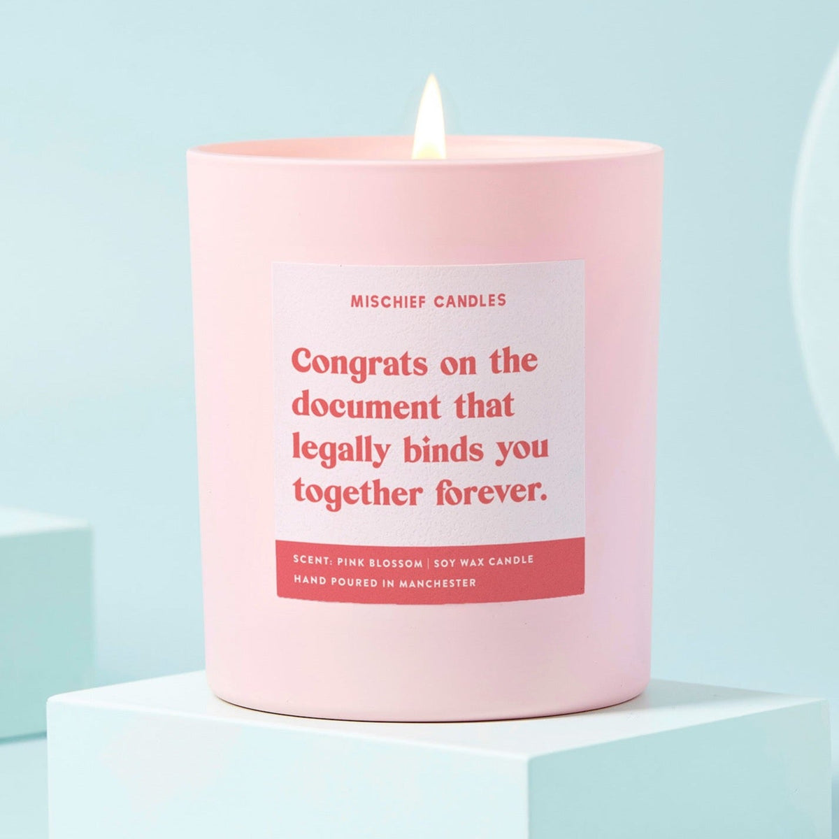 Congrats On The Legally Binding Document Candle