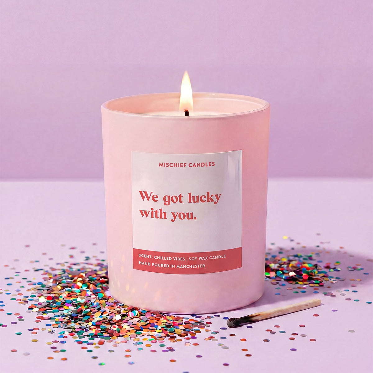 We Got Lucky With You Teacher Candle