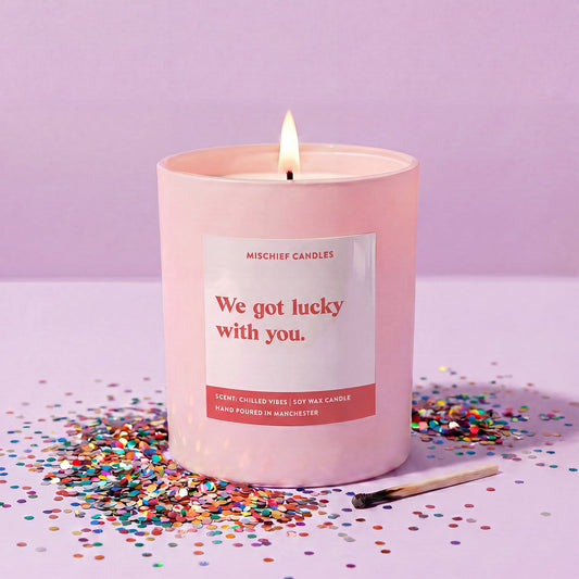 We Got Lucky With You Teacher Candle