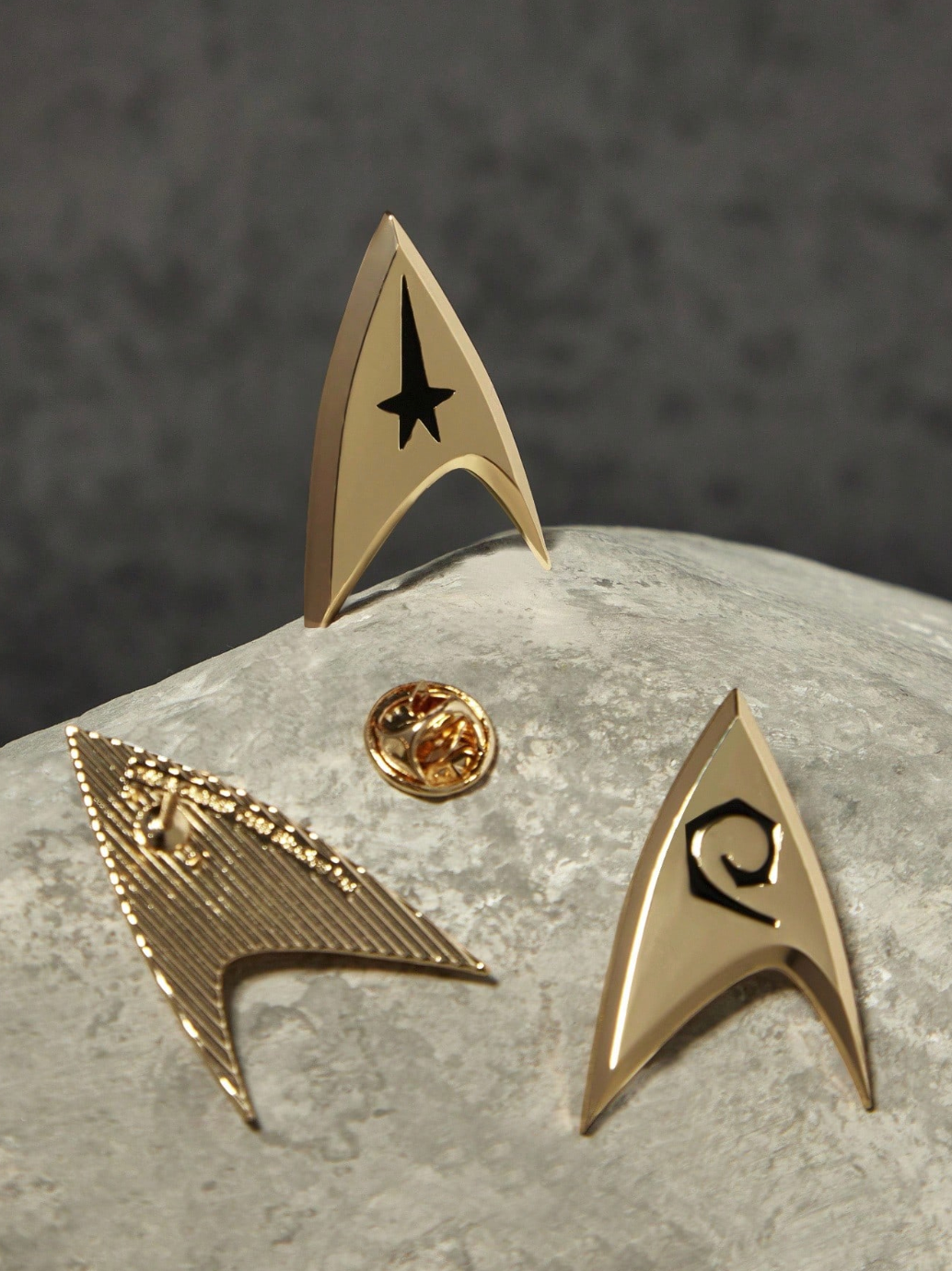 Star Trek Lapel Pin Badges (Set of 3)