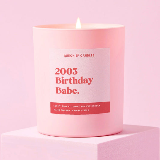 2003 Birthday Babe Candle